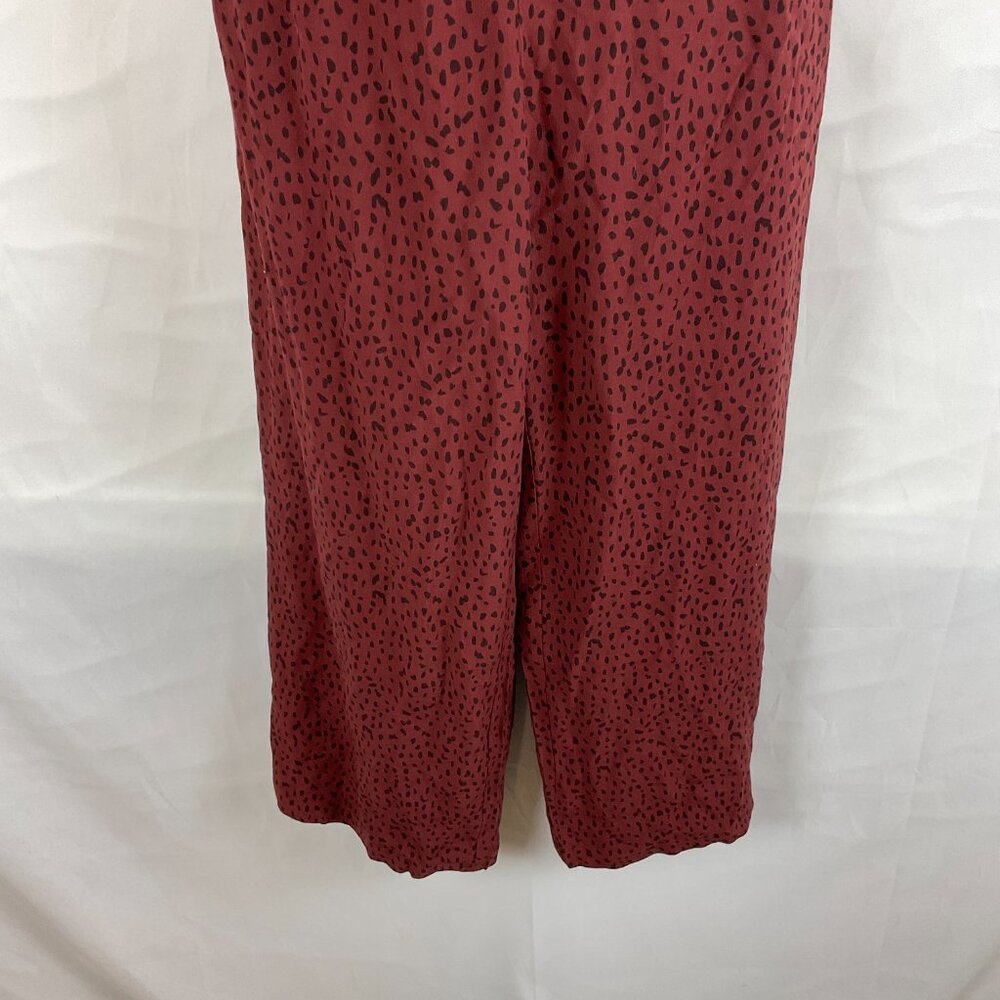 Rails Jumpsuit S Jet Rust Spotted Print Dark Red-… - image 5